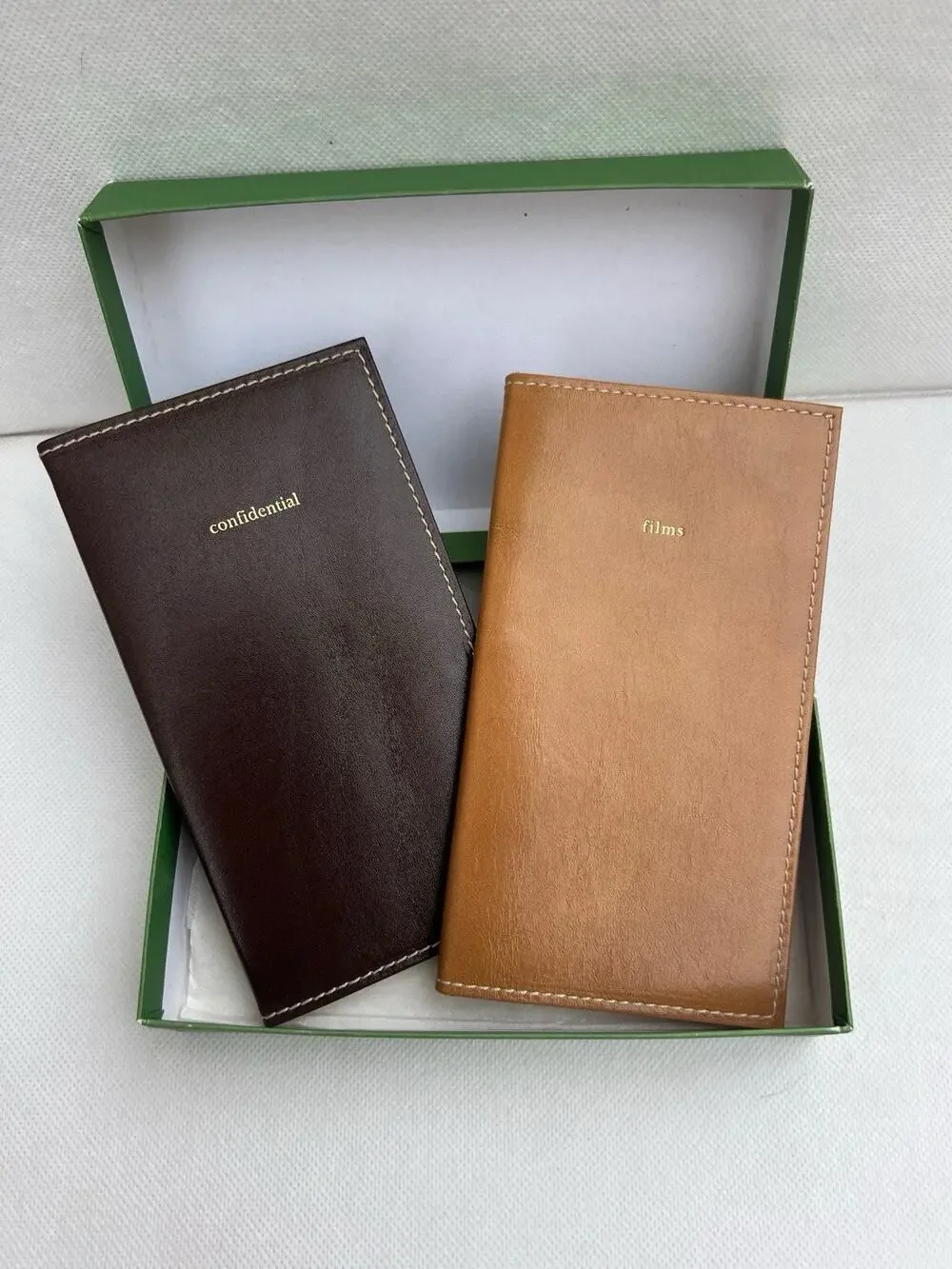 Vintage Kate Spade Journals Made In Italy Confidential And Films 2pc Gift Set
